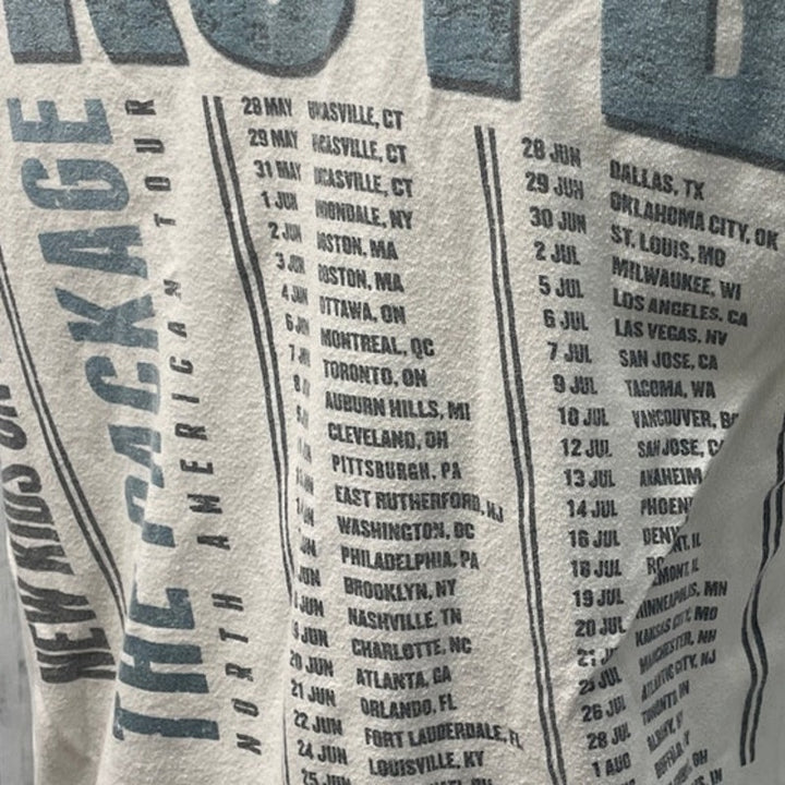 New Kids On The Block NKOTB Womens Medium The Package North American Tour Tee