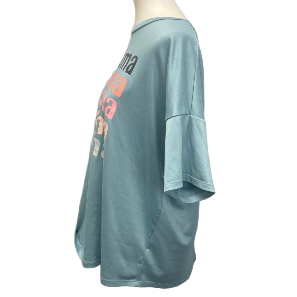 Time &amp; Tru Womens Maternity Small Mama Mama Mama Short Sleeve Tee Shirt