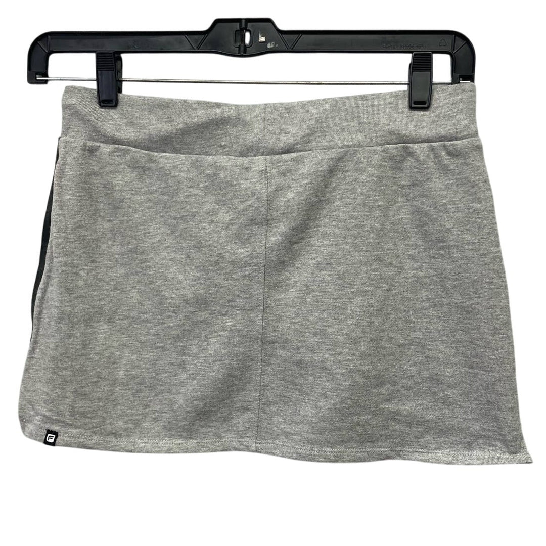 New Fabletics Small Amara Drawstring Waist Zip Front Pockets Cotton Blend Skirt