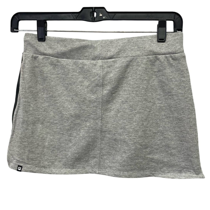 New Fabletics Small Amara Drawstring Waist Zip Front Pockets Cotton Blend Skirt