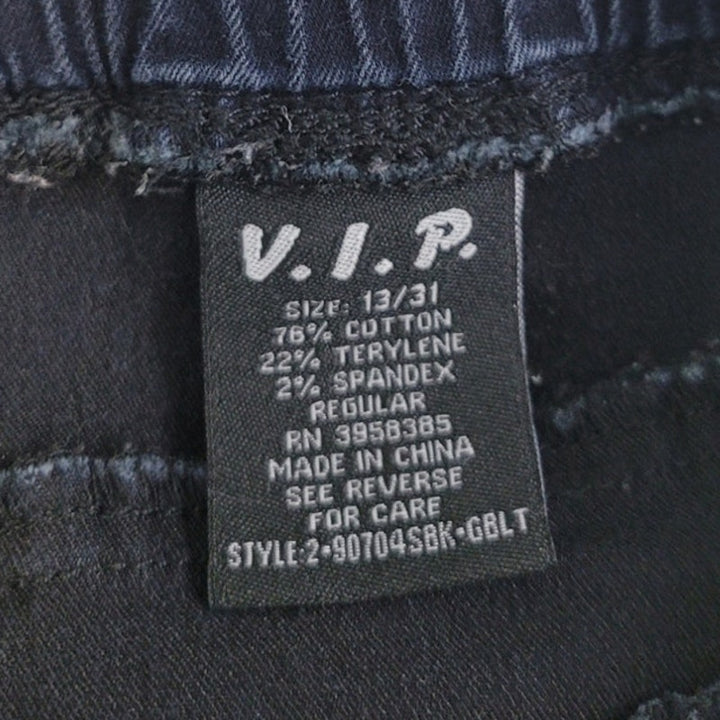 VIP Juniors Size 13 Cotton Blend Faux Pockets Stretch Waist Jogger Pants