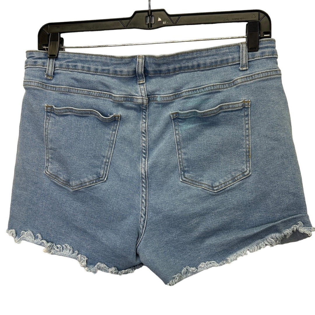 Denim Shorts Womens Plus Size 18 Cutoff Distressed Denim Jean Short Shorts