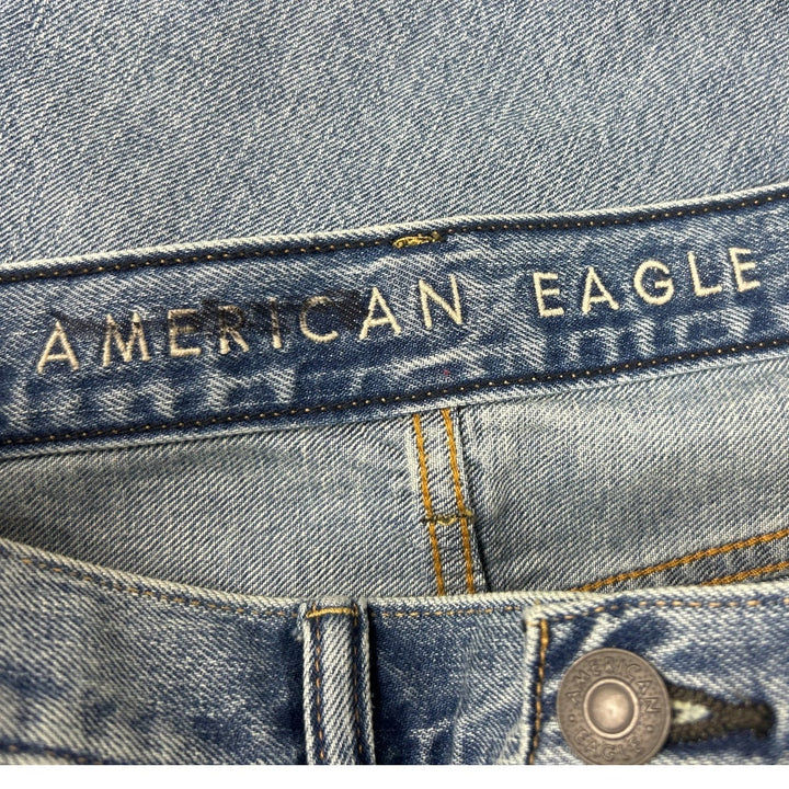 New American Eagle Mens Size 32 X 32 Cotton Blend Athletic Fit Denim Blue Jeans