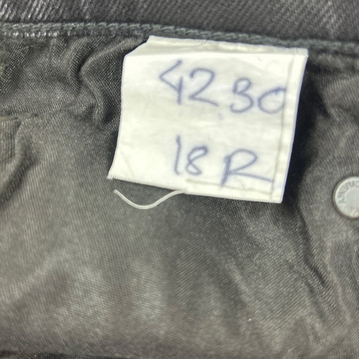 New American Eagle Womens 18 Regular Black Cotton Blend Denim Balloon Jeans