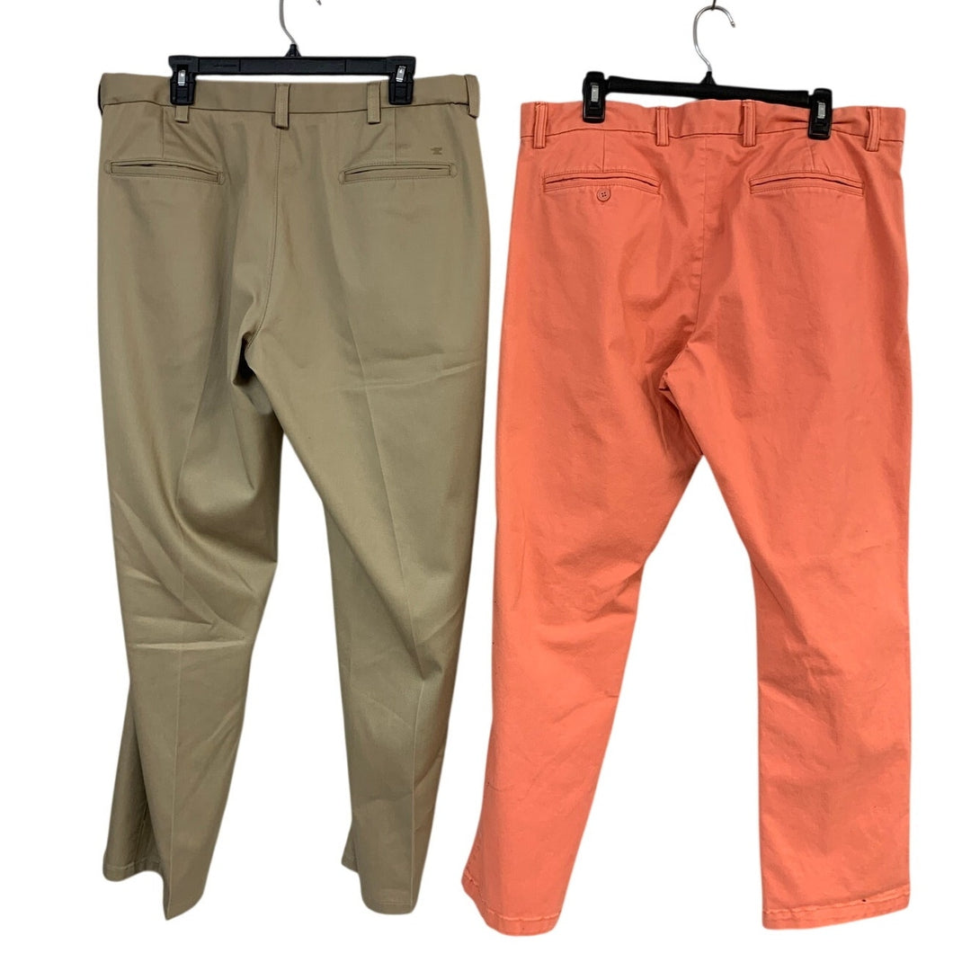 Lot of 2 Haggar Old Navy Mens Size 36X30 Cotton Blend H26 Ultimate Slim Pants