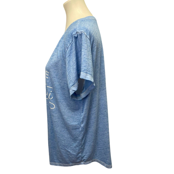 Best Life Is Missouri Life Womens XL Cotton Blend Scoop Short Sleeve Tee Shirt