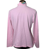 Handmade Upcycled XL LGBTQ Equality Rainbow Pride 3/4 Sleeve Mock Turtleneck Top