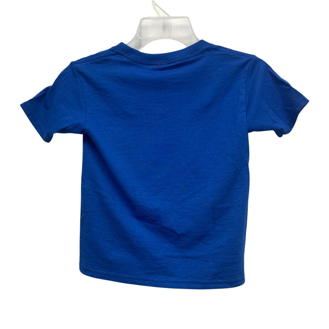 New Hand Printed Upcycled Youth Kids XS Dragonfly Short Sleeve Crew Neck Tee