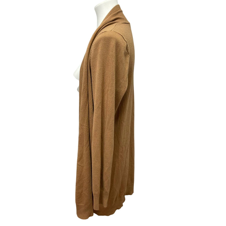 Cyrus Womens Large Acrylic Long Sleeve Open Front Long Cardigan Sweater