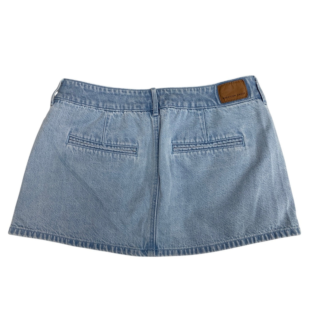 New American Eagle Womens Size 4 Comfort Stretch Waistband Denim Micro Skort