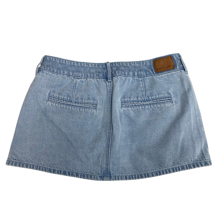 New American Eagle Womens Size 4 Comfort Stretch Waistband Denim Micro Skort