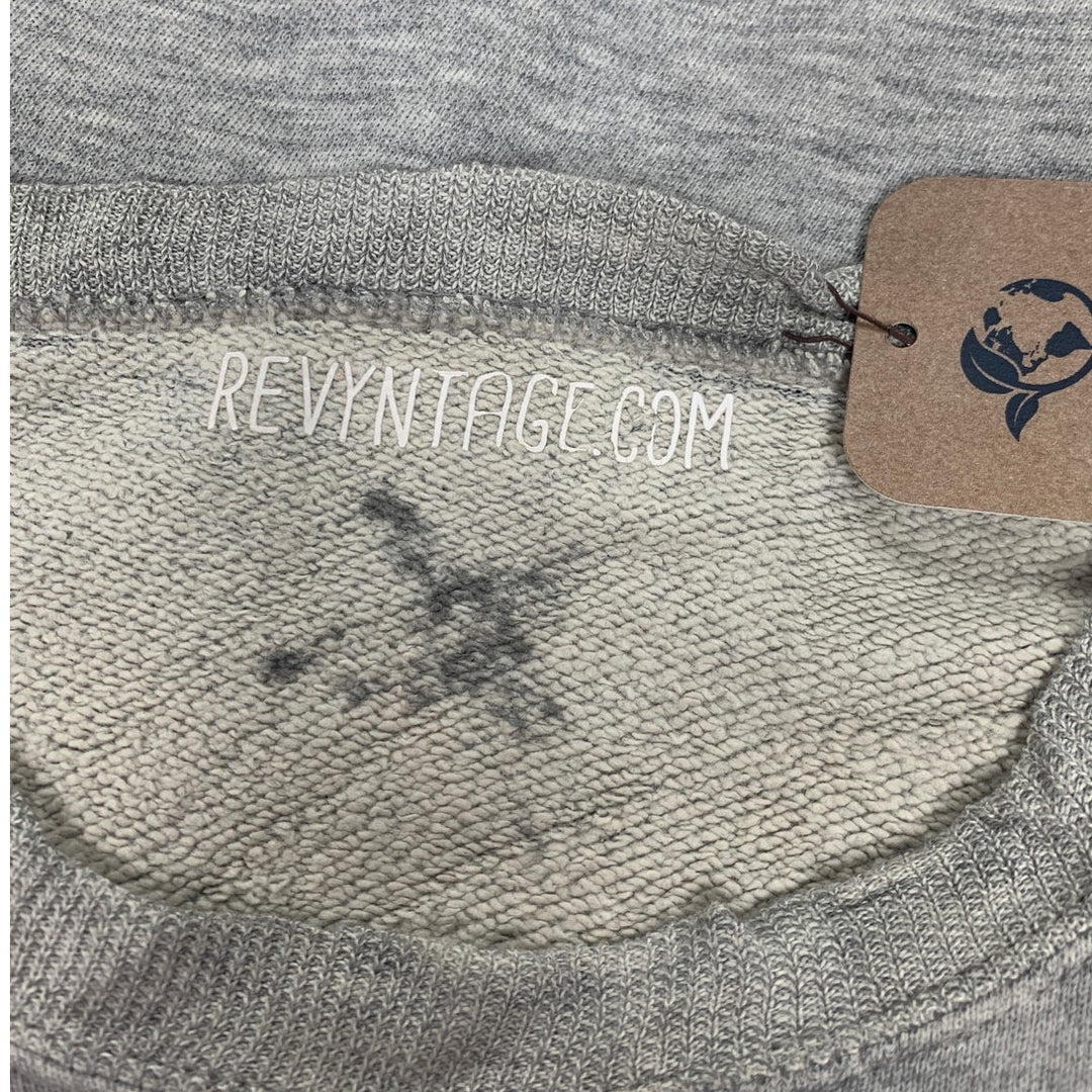 Upcycled Hand Printed Womens XL Halloween Hocus Pocus Long Sleeve Sweatshirt