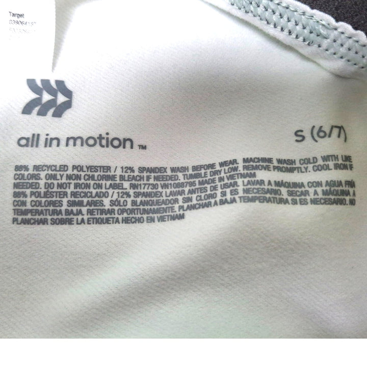 New All in Motion Boys Small 6/7 Long Elastic Waistband Athletic Pants