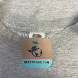 Upcycled Hand Printed Mens 2XL Tropical Toucan Bird PolyCotton Short Sleeve Tee