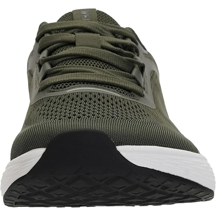 Whitin Mens Size 12 Green Lace Up Zero Drop Wide Width Toe Box Running Shoes
