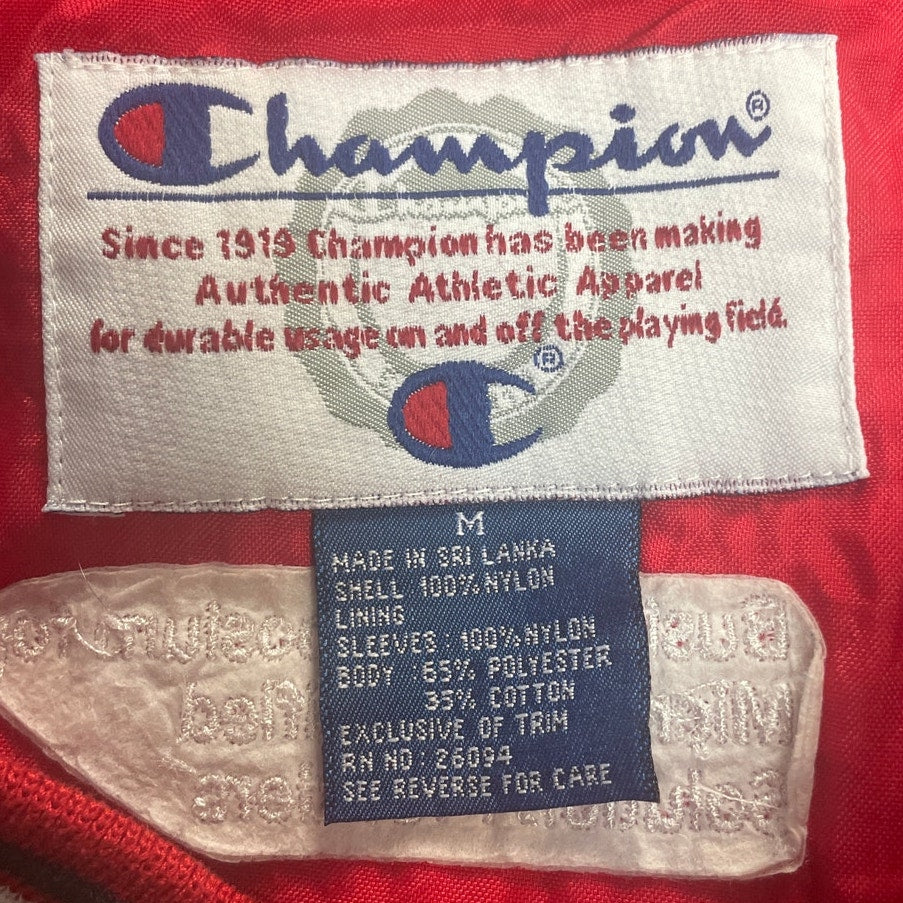 Vintage Champion Mens Medium Microsoft Fusion 99 Long Sleeve Pullover Jacket