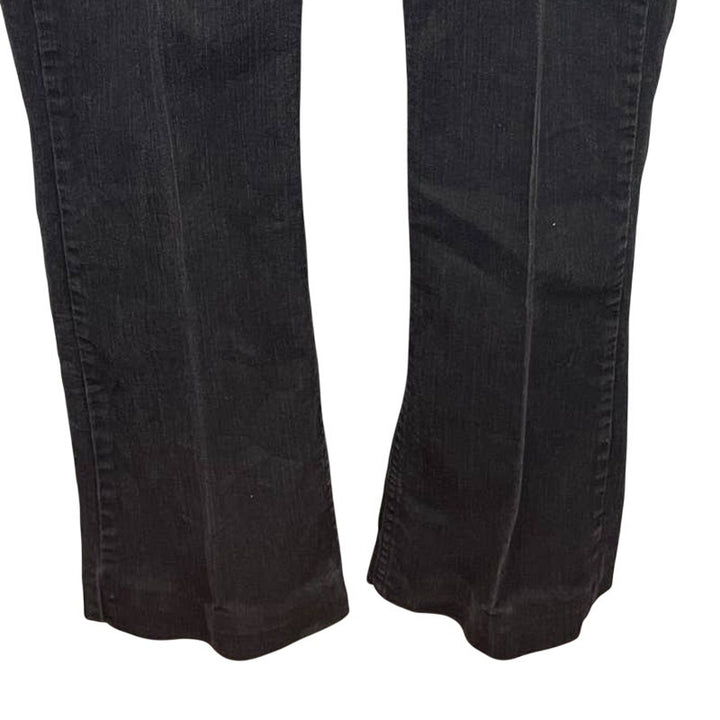 Riders by Lee Womens Size 16L Black Straight Leg Stretch Cotton Denim Jeans