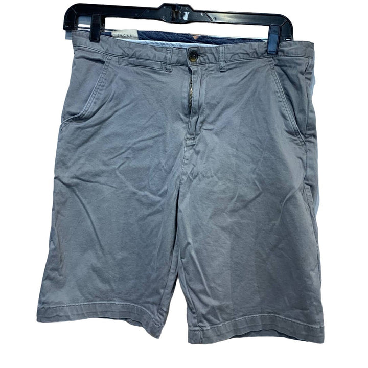 Jachs Mens Size 34  Cotton Blend Long Chino Casual Shorts w Lots of Pockets
