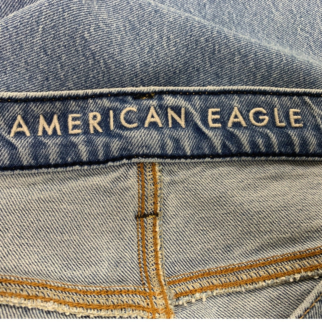 New American Eagle Womens 32X32 Cotton Blend Athletic Skinny Denim Blue Jeans
