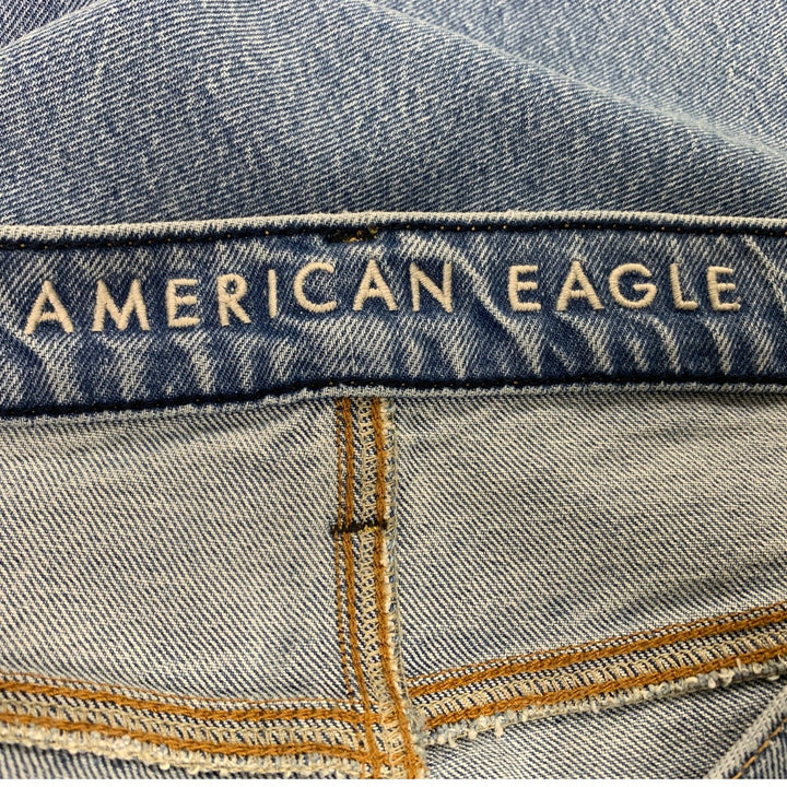 New American Eagle Womens 32X32 Cotton Blend Athletic Skinny Denim Blue Jeans