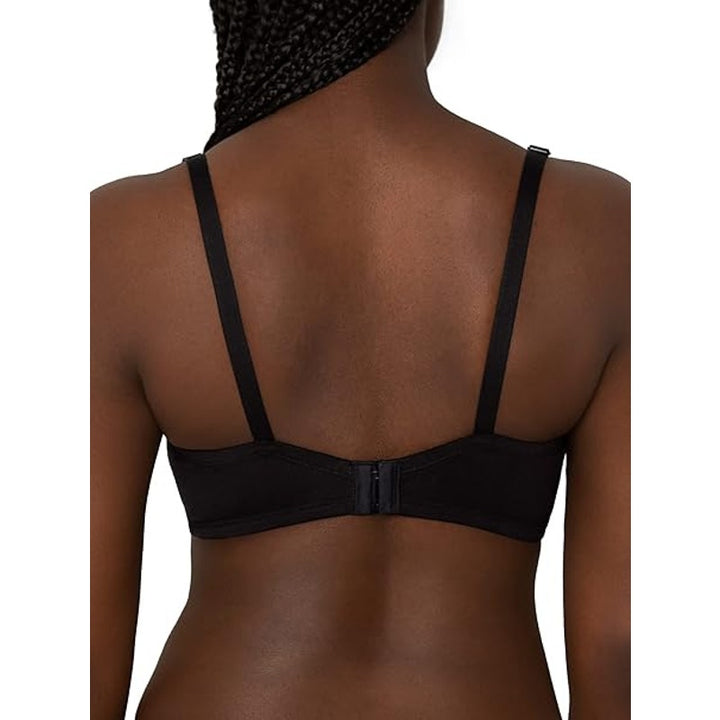 New 3-Pack Fruit of the Loom Womens 36C Black White Smooth Cotton T-Shirt Bras