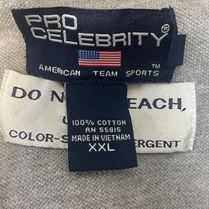 Pro Celebrity Mens XXL Cotton Color Blocked Short Sleeve Collared Polo Shirt