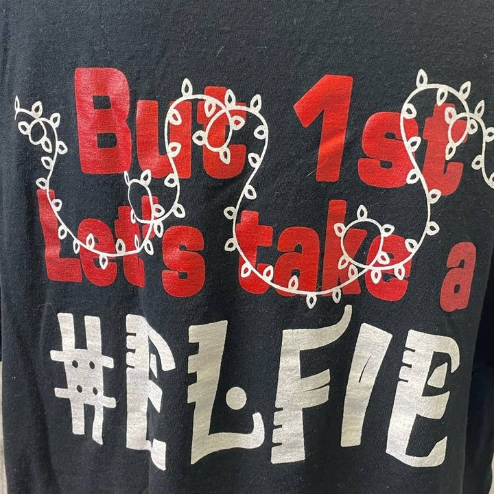 Lets Get Elfed Up Mens XL Christmas 