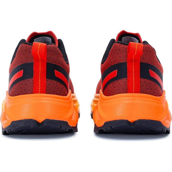 New HQHemo Mens Size 10 FALKON Red Orange Lace Up Trail Running Athletic Shoes