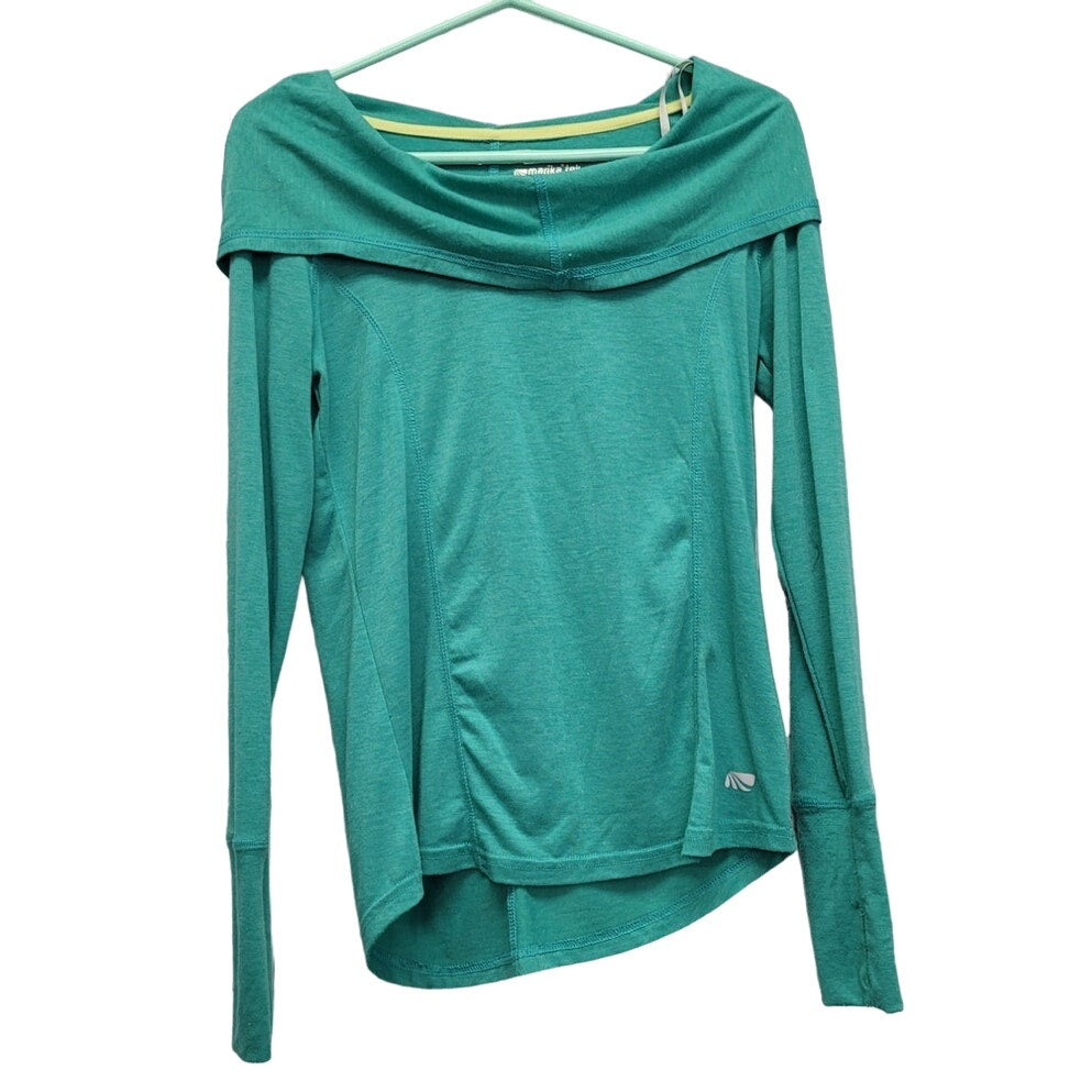 Marika Tek Womens Small Dry-Wik Off Shoulder Performance Top w Thumbholes