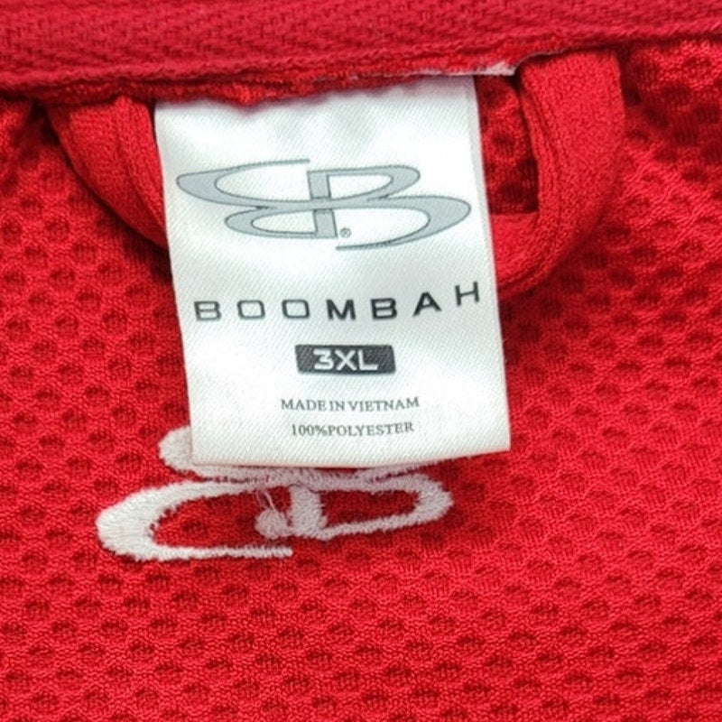 Boombah Mens 3XL 100% Polyester Long Sleeve Quarter Zip Pullover Sweatshirt