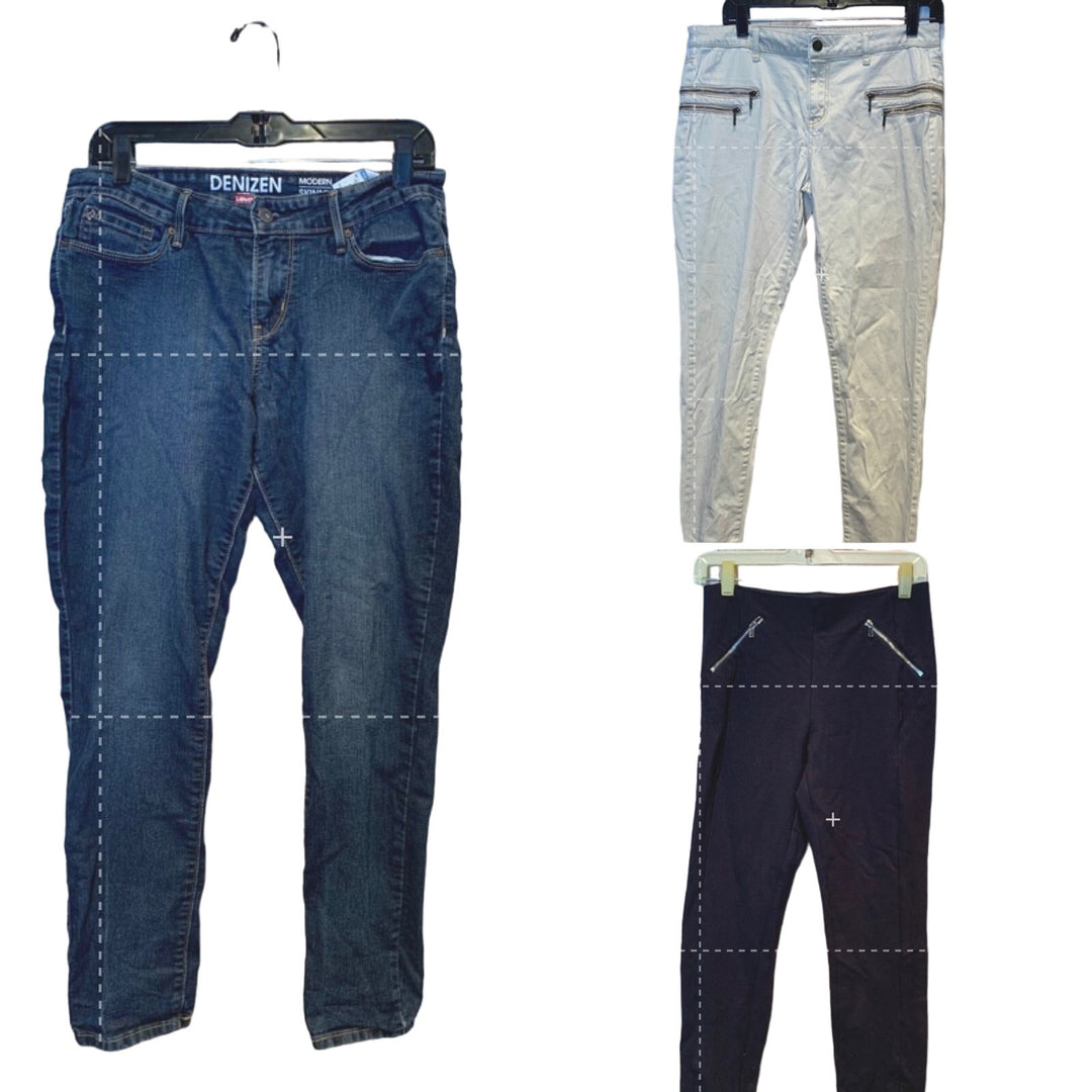 Levis Denizen Soho H&amp;M Size 8 Leggings Modern Skinny Jeans Pants Bottoms Lot