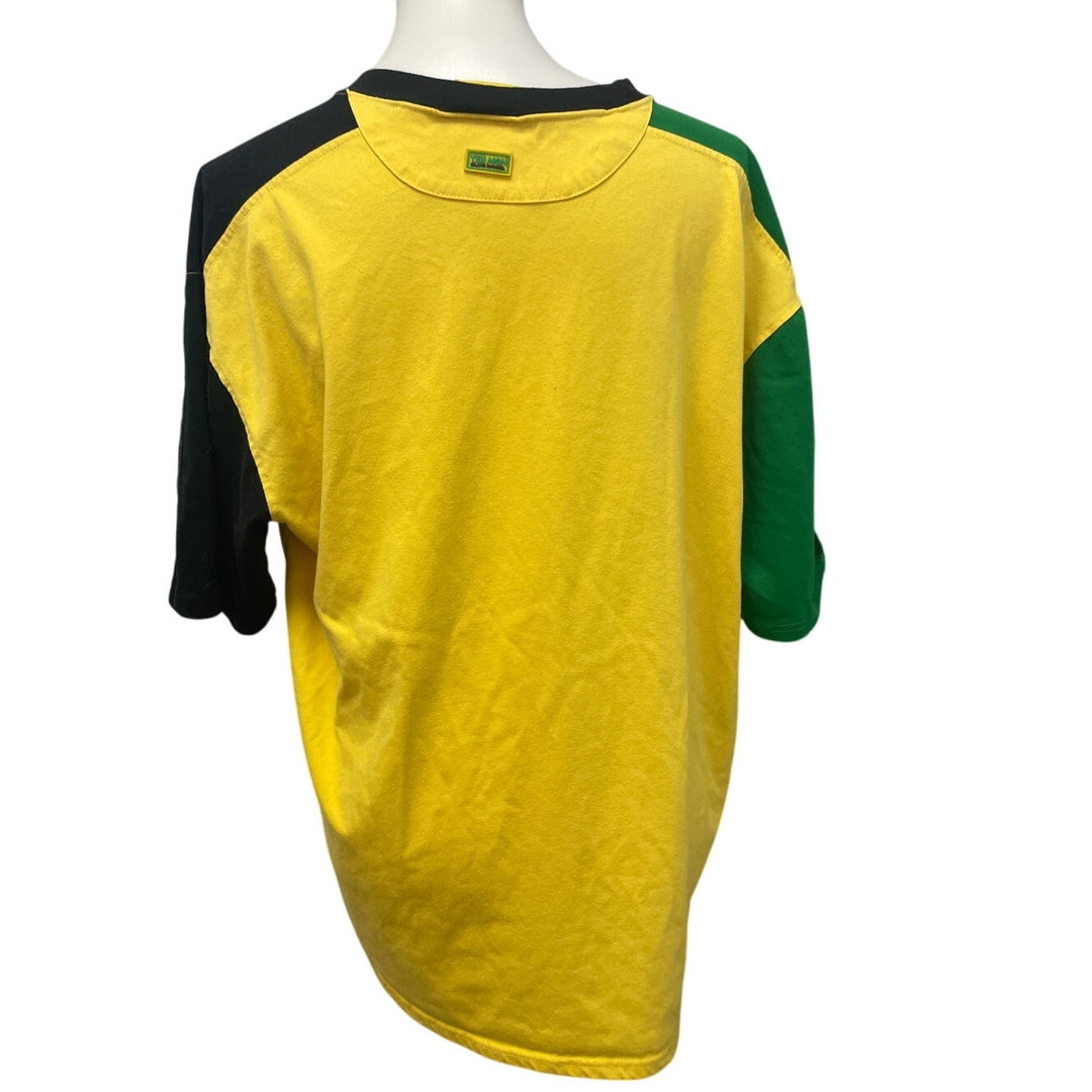 Yeh Mon Island Apparel Mens XXL Jamaica Short Sleeve Crew Neck Tee Shirt