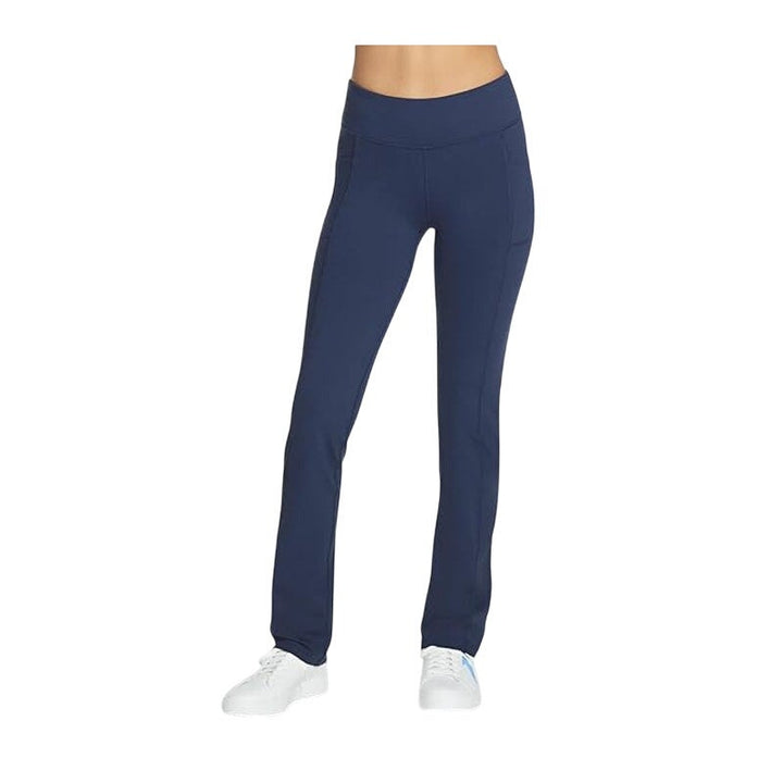 Skechers Womens 2XL Navy Blue Multi Pocket Athletic Activewear Leggings
