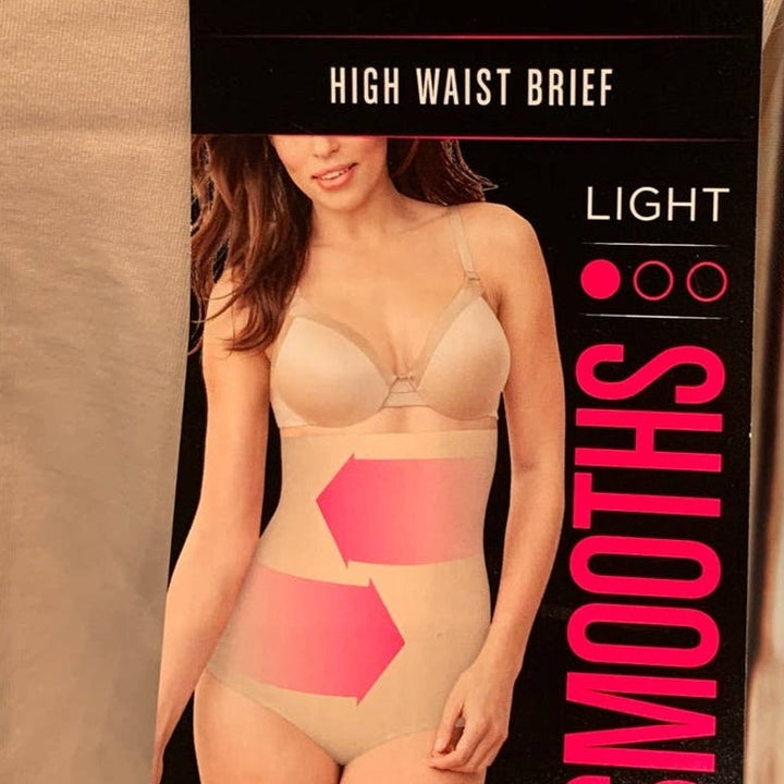 New Small Maidenform High Waist Brief Light Control Stay Put Waist Shaper Panty