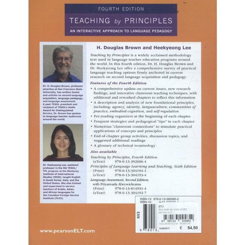 Teaching by Principles: An Interactive Approach to Language Pedagogy 4th Ed Book