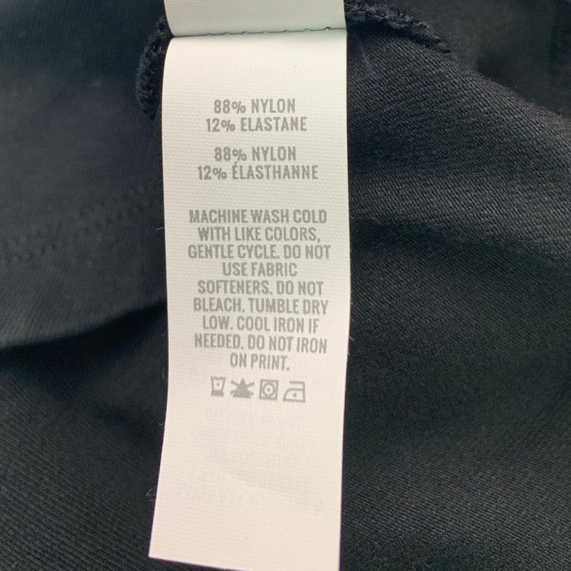 New Offline by Aerie Womens Small Short Sleeve Crew Neck Athletic Faux Wrap Top