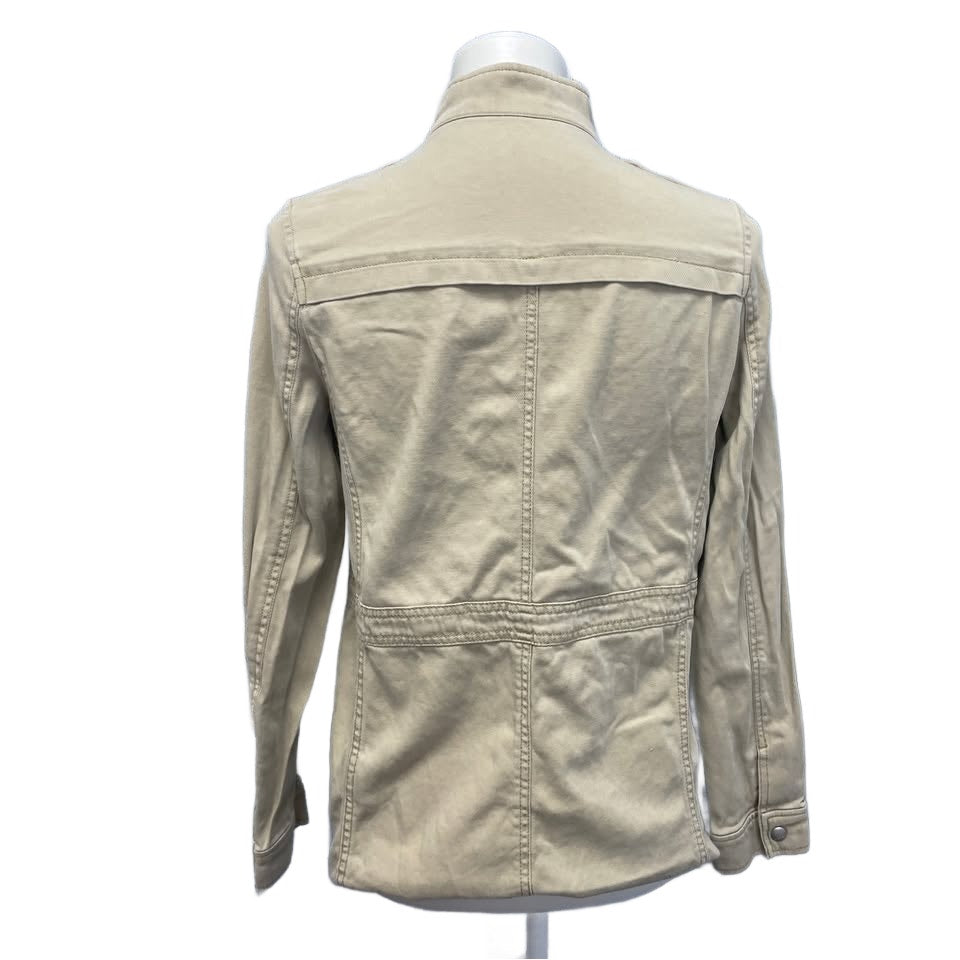Express Womens XS Full Zip Long Sleeve Cotton Blend Moto Style Jacket w Pockets