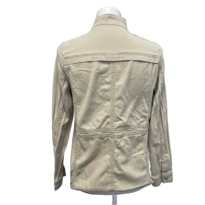 Express Womens XS Full Zip Long Sleeve Cotton Blend Moto Style Jacket w Pockets