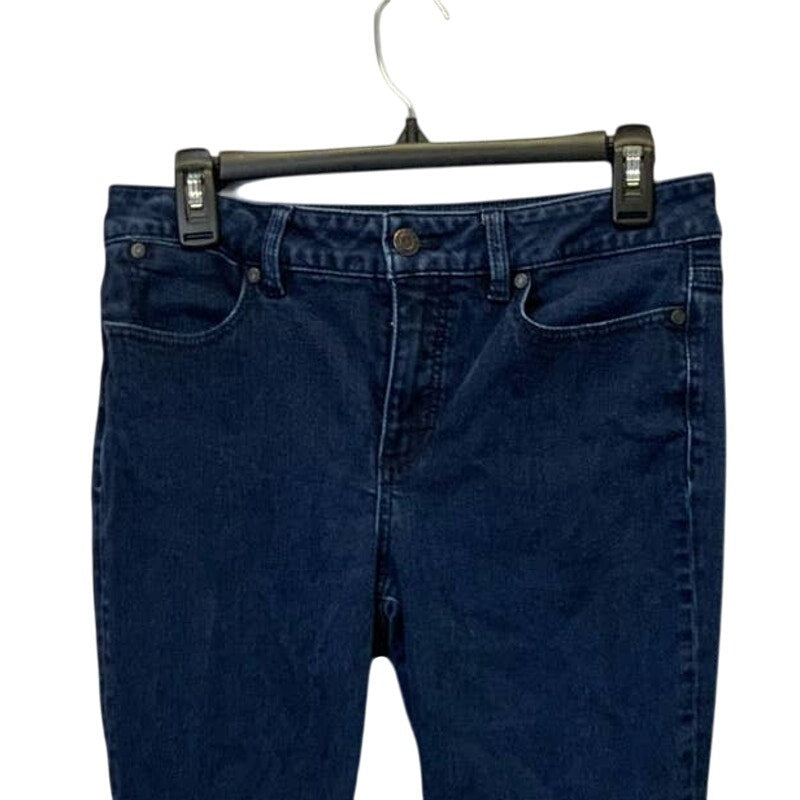 Talbots Womens Size 6 Heritage Stretch Cotton Blend Boot Cut Denim Blue Jeans