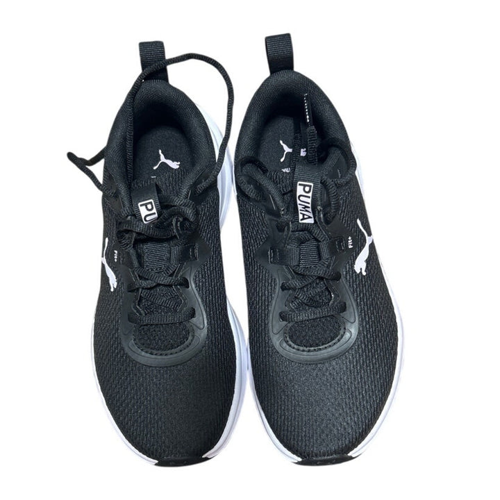 New In Box Puma Womens Size 9 Black White Lace Up Skyrocket Sneaker Shoes