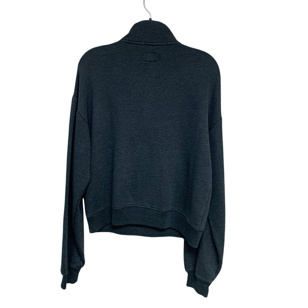 New American Eagle Womens Medium Long Sleeve Quarter Zip Pullover Sweatshirt