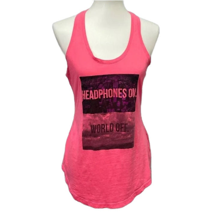 Lot of 3 Womens Medium Tek Gear Giam Candy Rain Sleeveless Cami Tank Tops Shirts