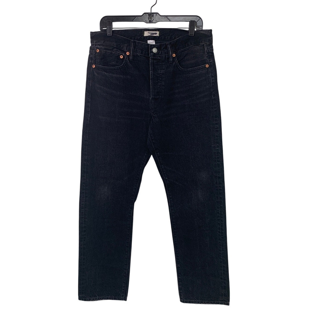 New American Eagle Womens Size 32 Black Cotton Blend The Classic Denim Jeans