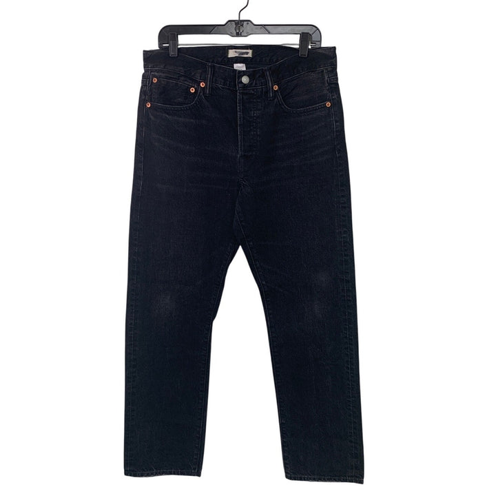 New American Eagle Womens Size 32 Black Cotton Blend The Classic Denim Jeans