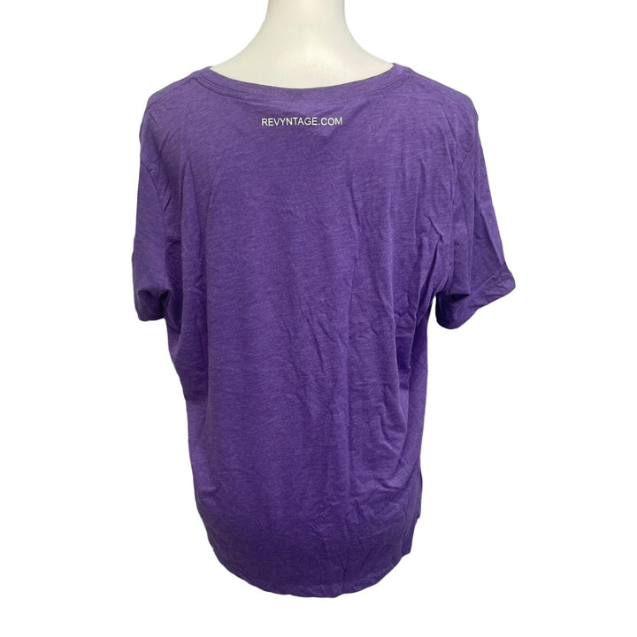 Hand Printed Upcycled Womens XL Saving the Planet is My Superpower Tee Shirt