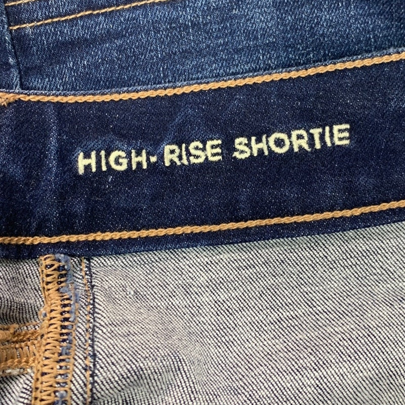 New American Eagle Womens Size 2 Stretch High Rise Shortie Jorts Jean Shorts