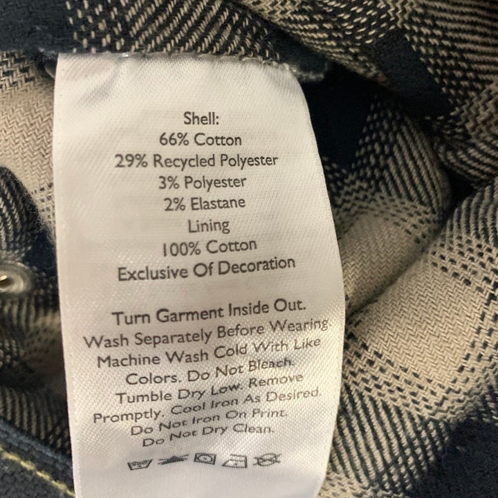 New Eddie Bauer Womens Cinder Black Boyfriend Flannel Lined Cotton Denim Jeans