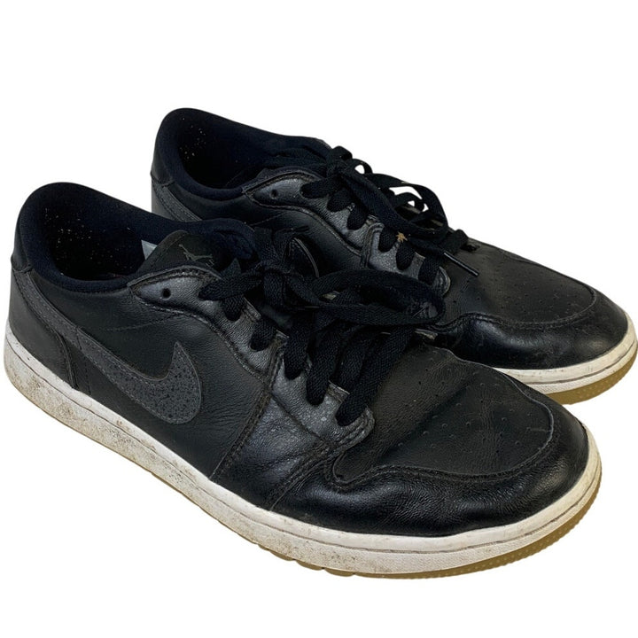 Nike Air Jordan Mens Size 9.5 Black Sneakers Lace Up Low Top Golf Shoes