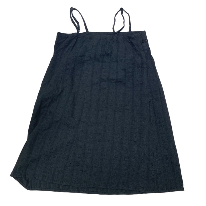 New Art Class Girls XL (14) Spaghetti Strap 100% Cotton Basic Black Dress