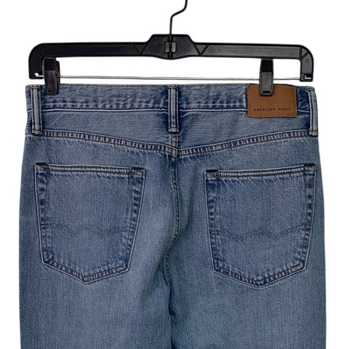 New American Eagle Womens 32X32 Cotton Blend Atheltic Fit Denim Blue Jeans